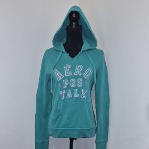 Aeropostale Women's Aqua Hoodie